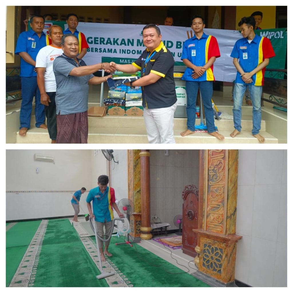 Indomaret dan Unilever Indonesia Lakukan Bersih-Bersih Masjid dalam Rangkaian Gerakan Masjid Bersih 2025
