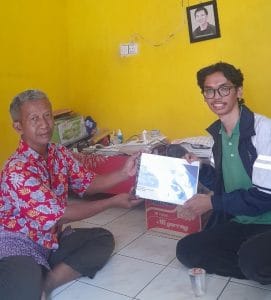 Foto Penyerahan Gambar DED dan RAB pos jaga candi tugu
