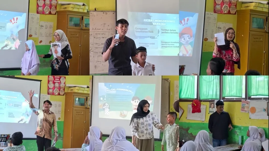 Wujudkan Sekolah Aman dan Nyaman, KKN 45 Blang Panyang Universitas Malikussaleh Gelar Sosialisasi “3 Dosa Besar Pendidikan” di SDN 6 Blang Panyang