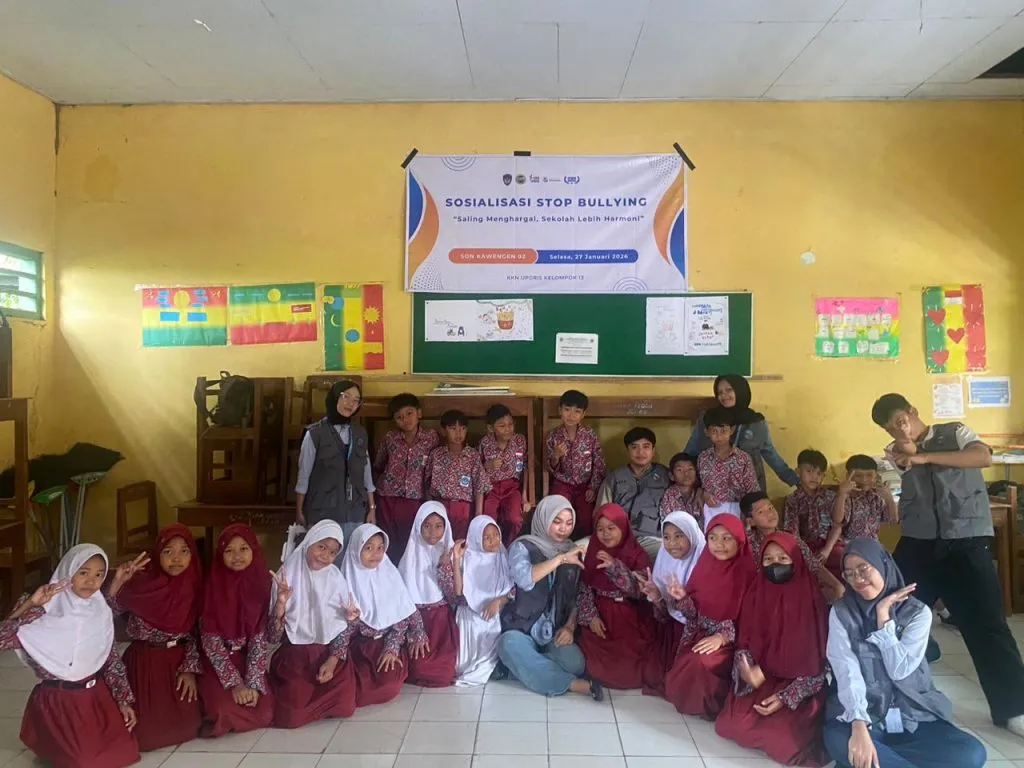 KKN UPGRIS Kelompok 13 Gelar Sosialisasi “Stop Bullying” di SDN Kawengen 02: Kita Teman Bukan Lawan