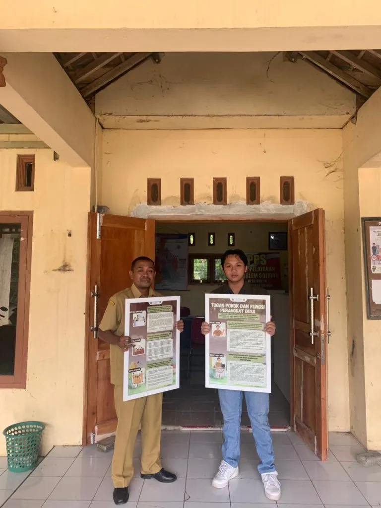 Sosialisasi Tugas Pokok dan Fungsi Perangkat Desa Bukur oleh Mahasiswa Tim KKN Hukum Undip