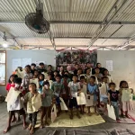 Mahasiswa Vokasi Undip Ajak Anak-Anak Rumah Belajar Brotojoyo Belajar dan Bermain Bersama Lewat Program CSR CV. Squad Trans Ponorogo