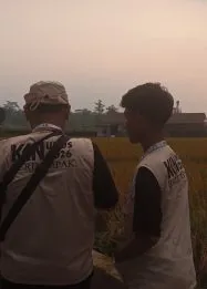 Proses pembuatan video profil desa digital