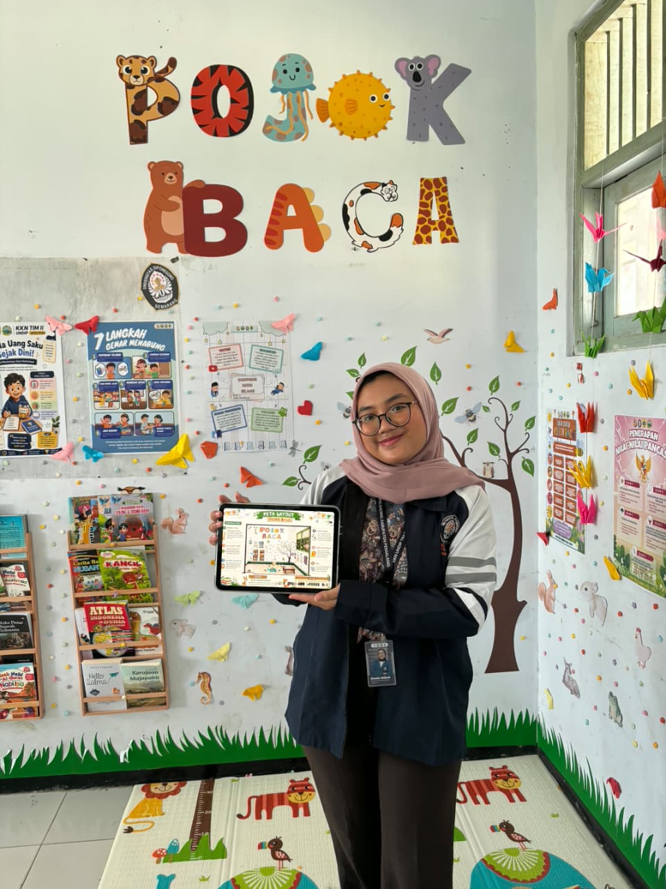 Dokumentasi Desain Tata Letak Ruang Pojok Baca
